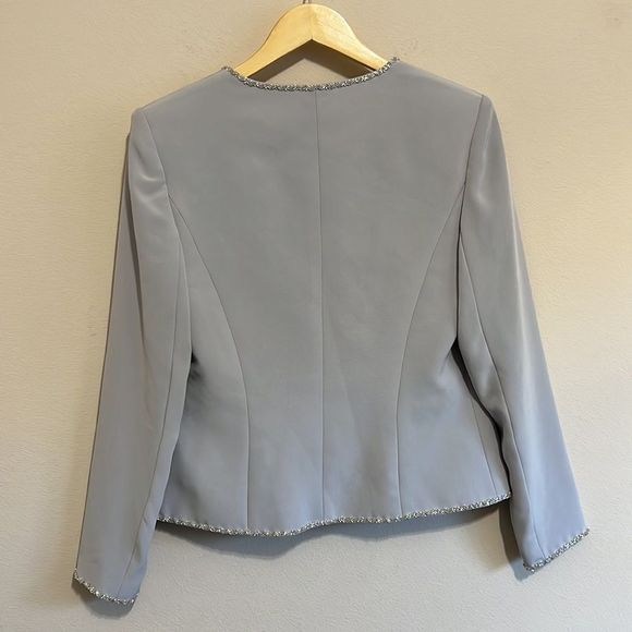 Vintage Cameron Blake by Mon Cheri Gray Blazer - Picture 2 of 7